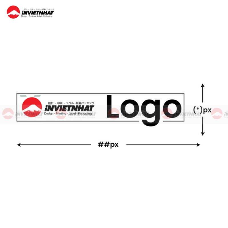 Kich thuoc logo hinh chu nhat in viet nhat