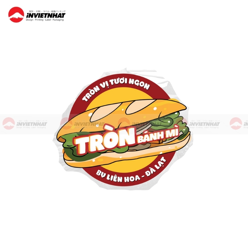 Logo banh mi Lien Hoa Da Lat