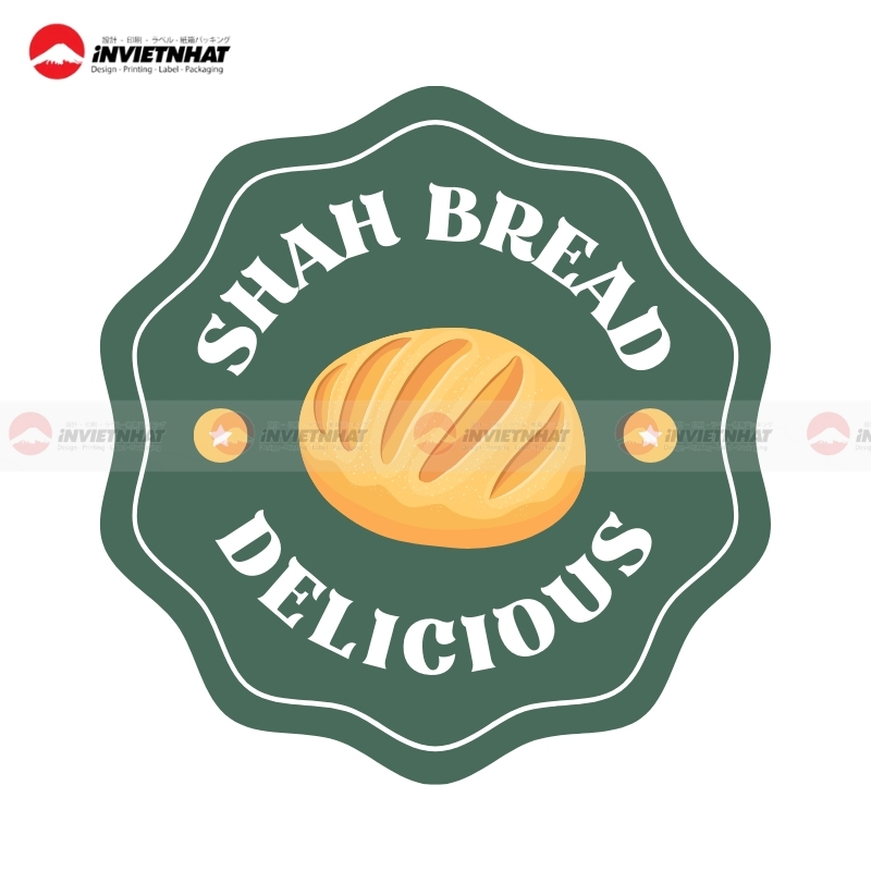 Logo banh mi Shah bread