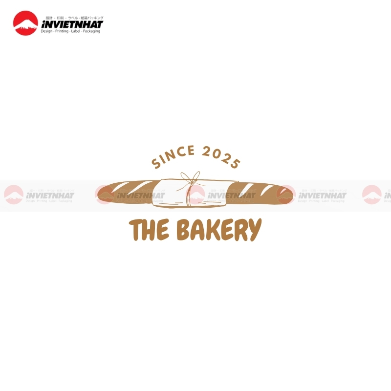 Logo banh mi don gian 2025