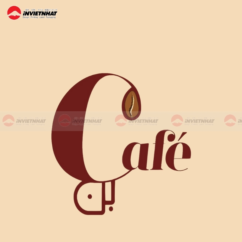 Logo cafe truu tuong
