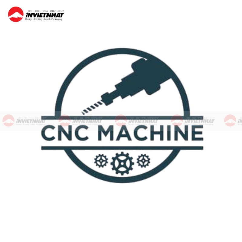 Logo co khi CNC chuyen nghiep 1