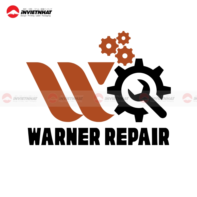 Logo co khi banh rang dam chat cong nghiep