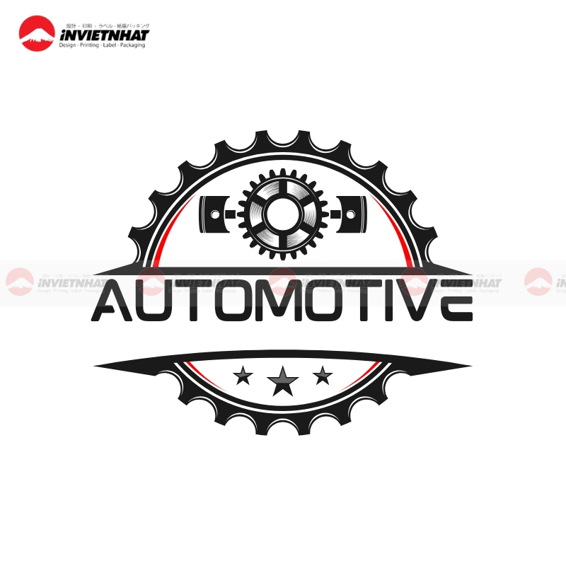 Logo co khi banh rang ket cau kim loai