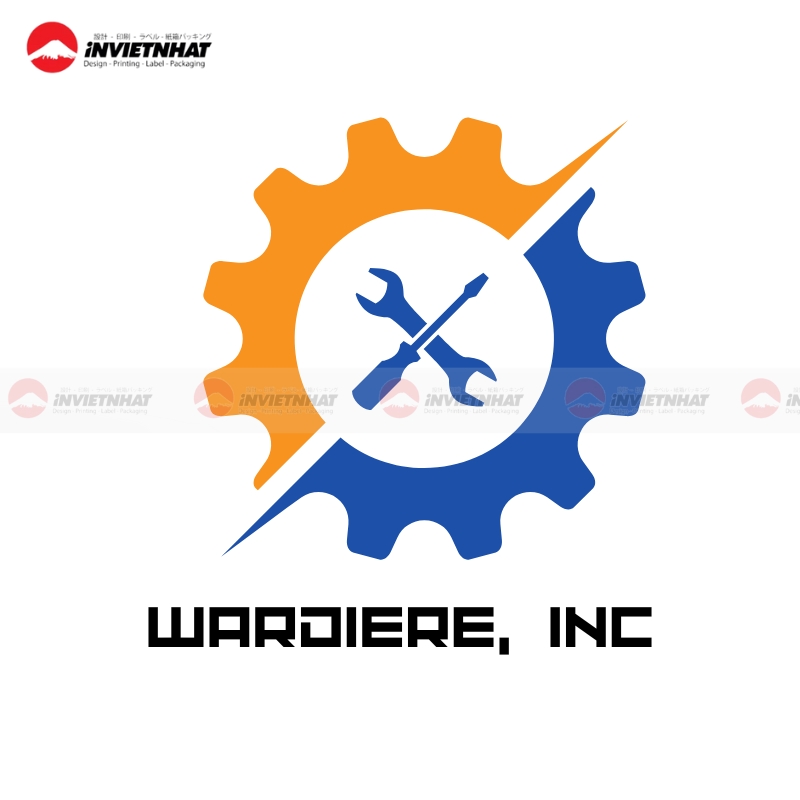 Logo co khi banh rang ky thuat cao