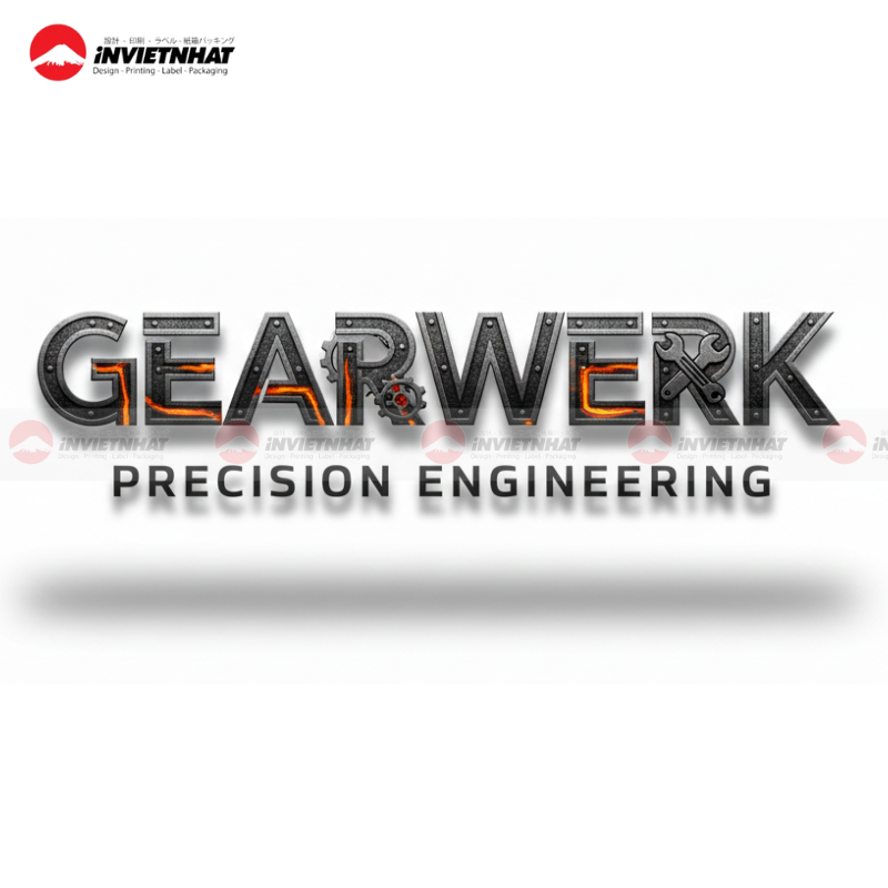 Logo co khi dang chu