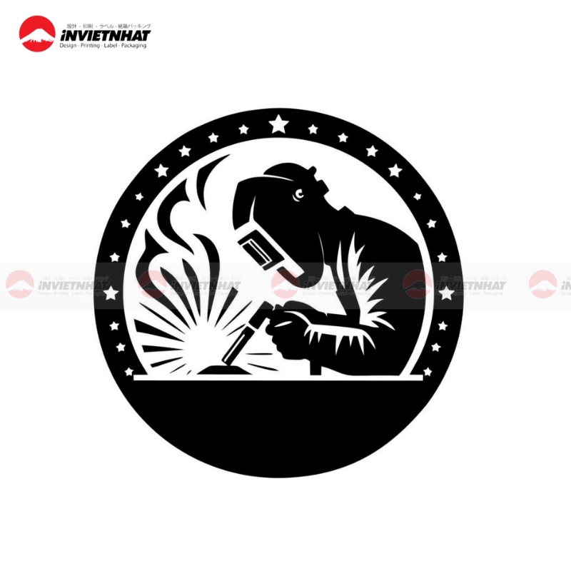 Logo co khi han xi gia cong kim loai