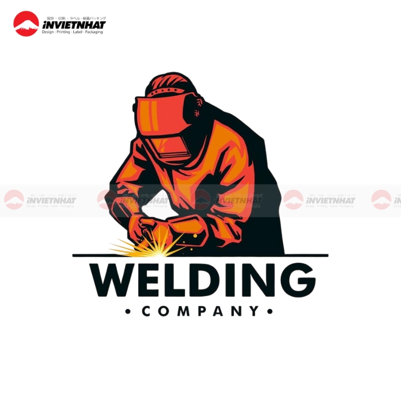 Logo co khi han xi phong cach ky thuat