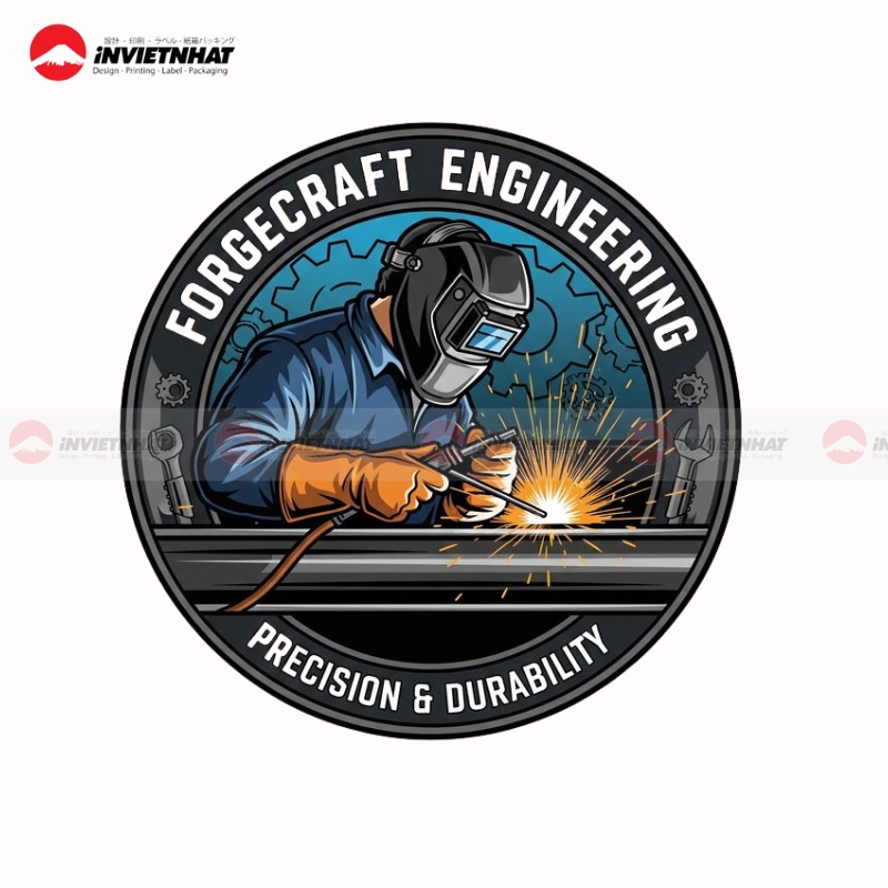 Logo co khi han xi thiet ke doc quyen