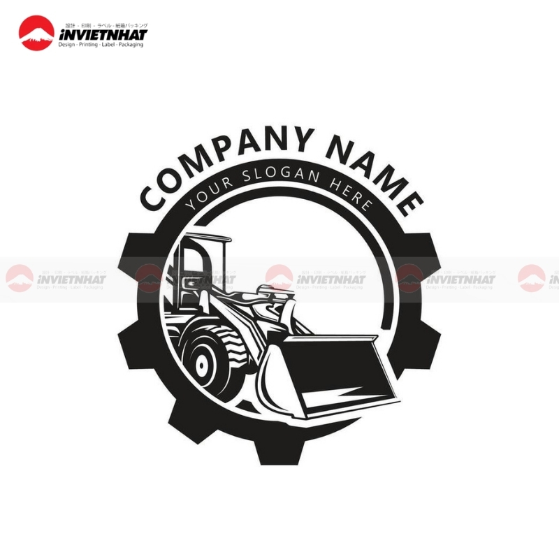 Logo co khi xay dung cong nghiep