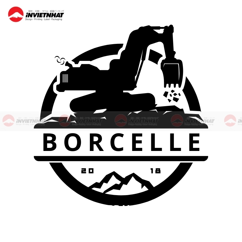 Logo co khi xay dung nhan dien thuong hieu