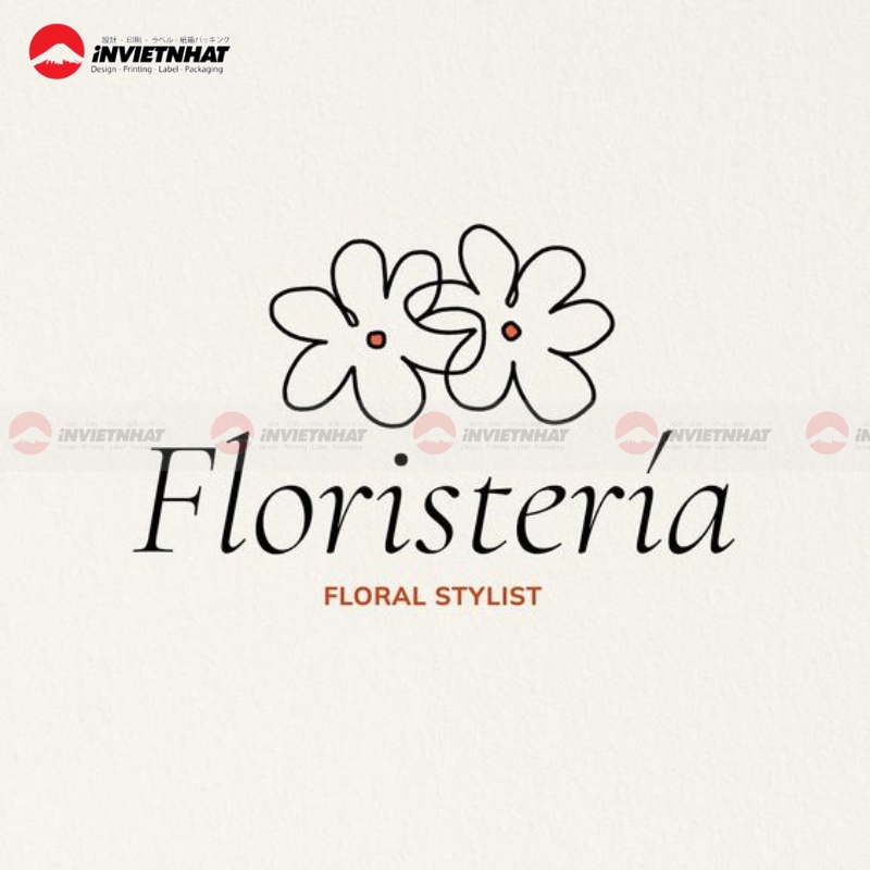 Logo cua hang hoa Floristeria