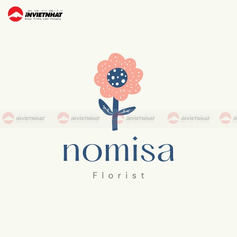 Logo cua hang hoa chuyen nghiep