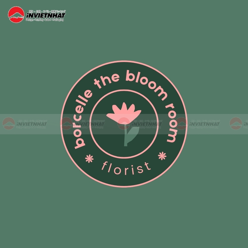 Logo cua hang hoa hien dai