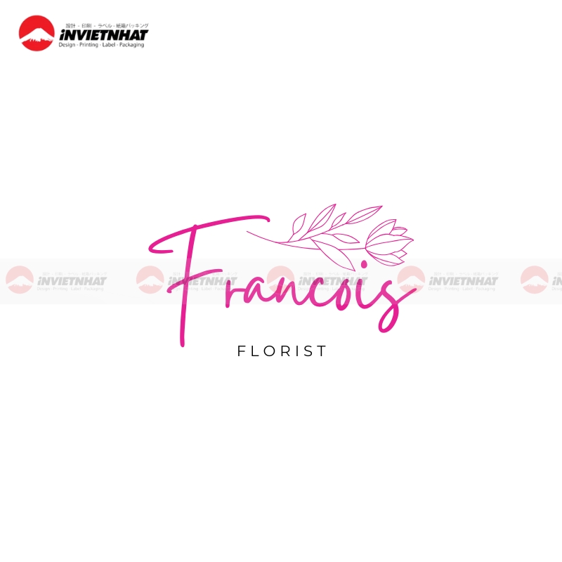 Logo cua hang hoa tuoi