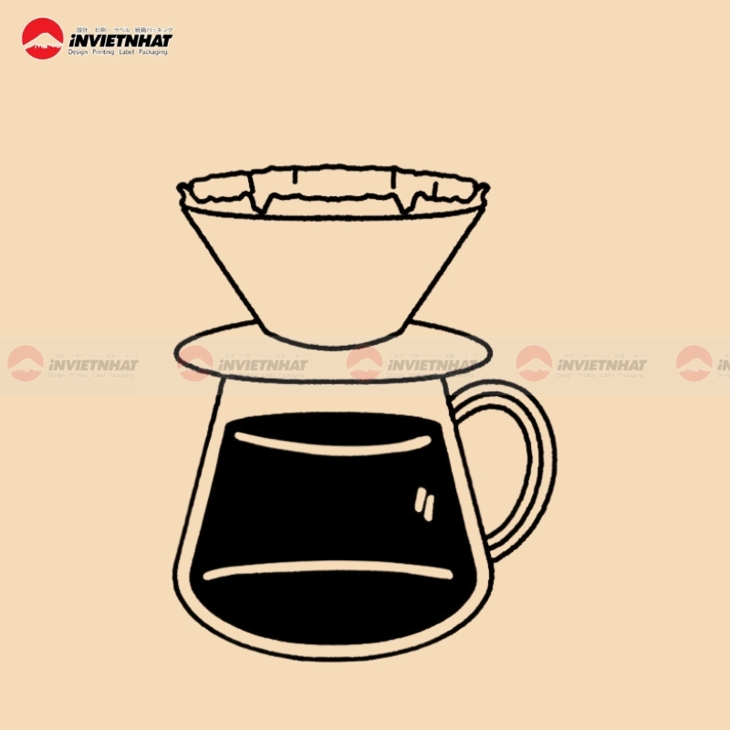 Logo phin ca phe Viet Nam