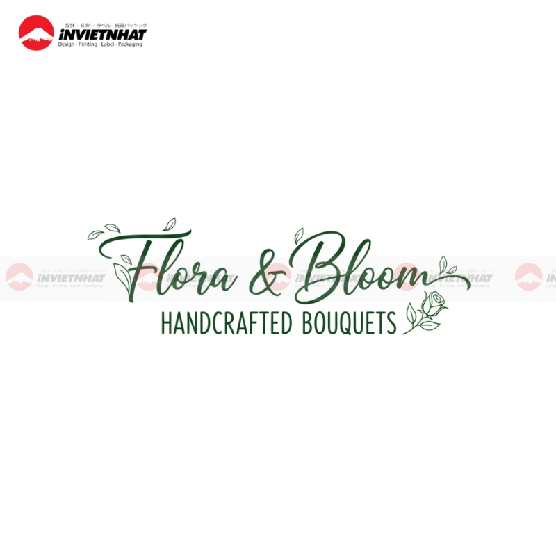 Logo shop hoa dep gia re