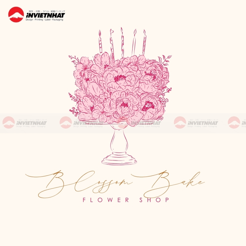 Logo shop hoa tuoi cao cap