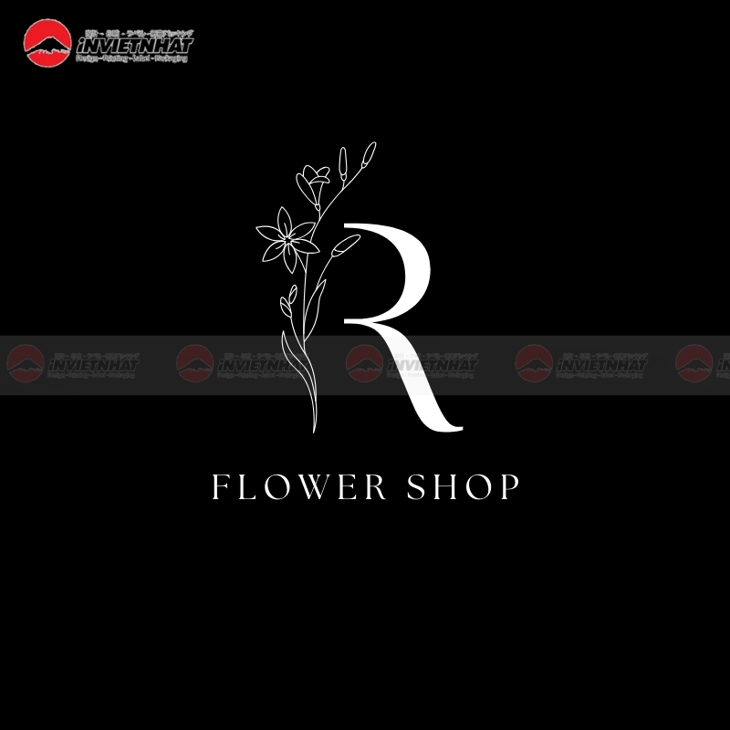 Logo shop hoa tuoi chuyen nghiep