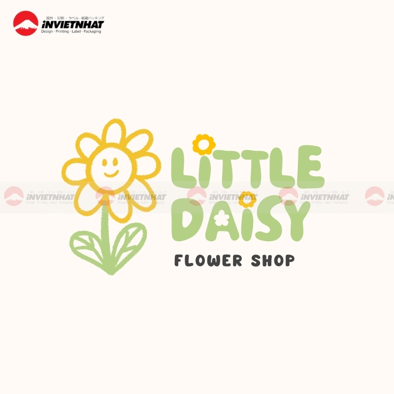 Logo shop hoa tuoi dep mat