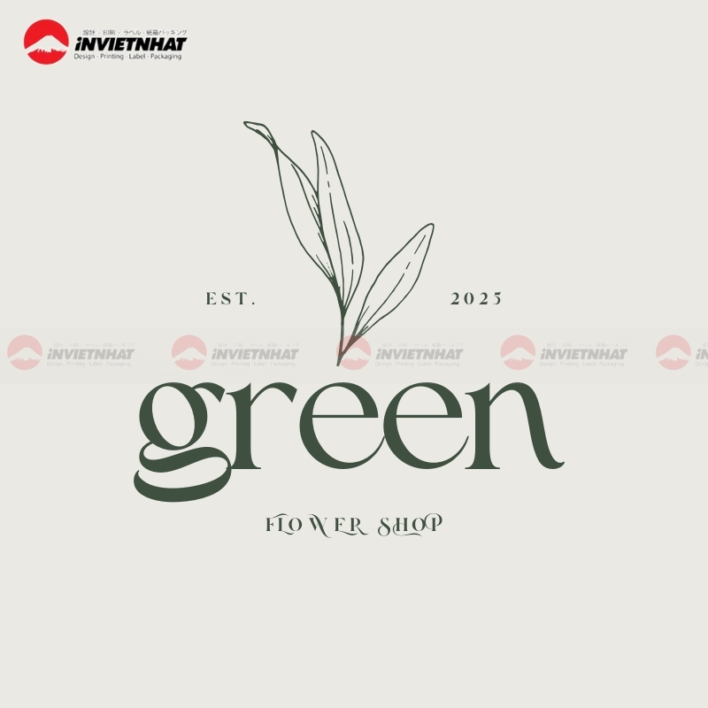 Logo shop hoa tuoi dep sang tao