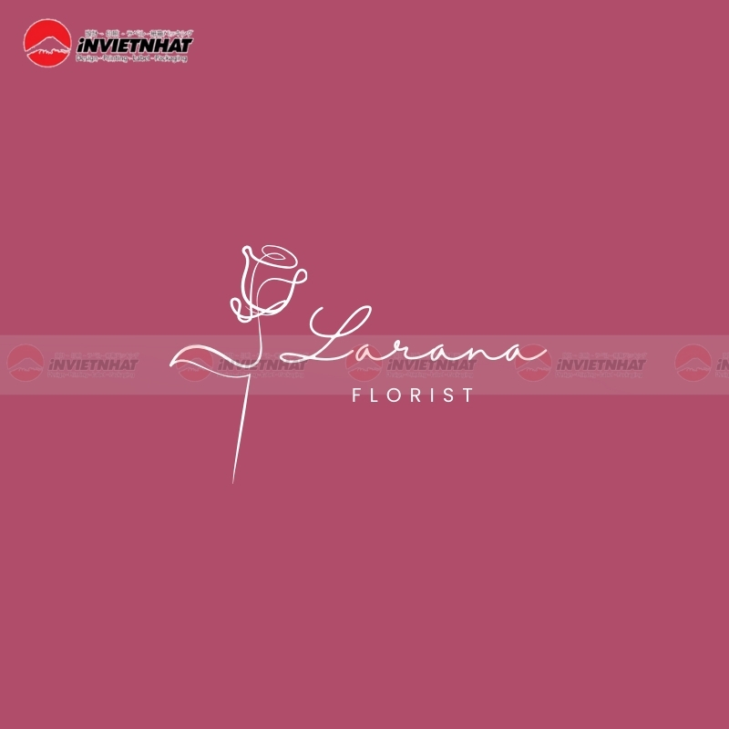 Logo shop hoa tuoi doc dao