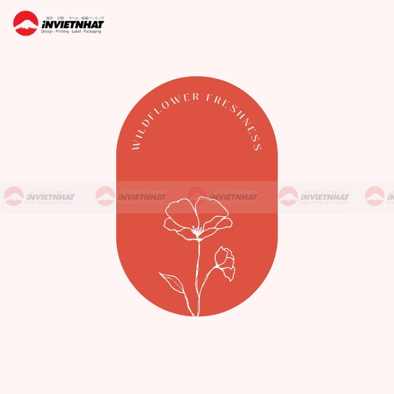 Logo shop hoa tuoi don gian