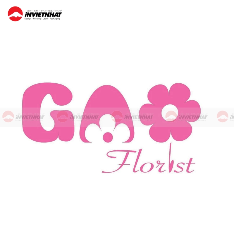 Logo tiem hoa Gao florist