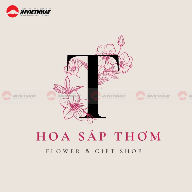Logo tiem hoa sap thom
