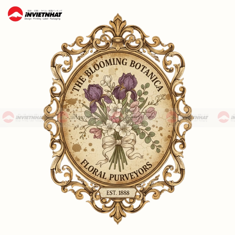 Mau logo shop hoa theo yeu cau