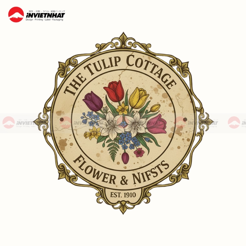 Mau logo shop hoa tuoi