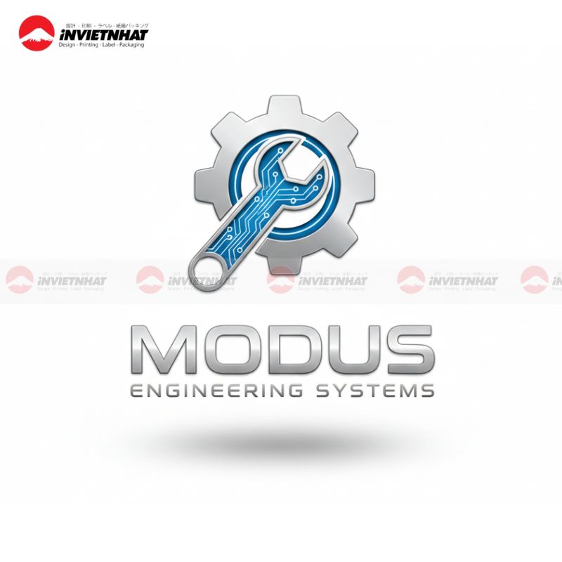 Mau thiet ke logo banh rang Modus