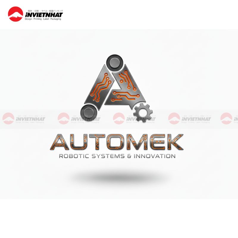 Mau thiet ke logo co khi banh rang sang tao