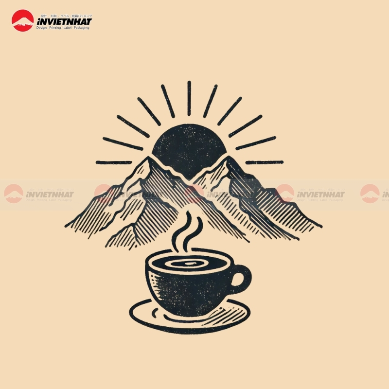 Morning coffee logo