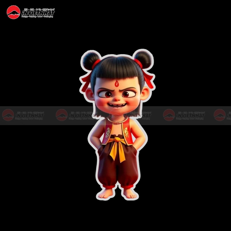 Sticker Na Tra cuoi gian