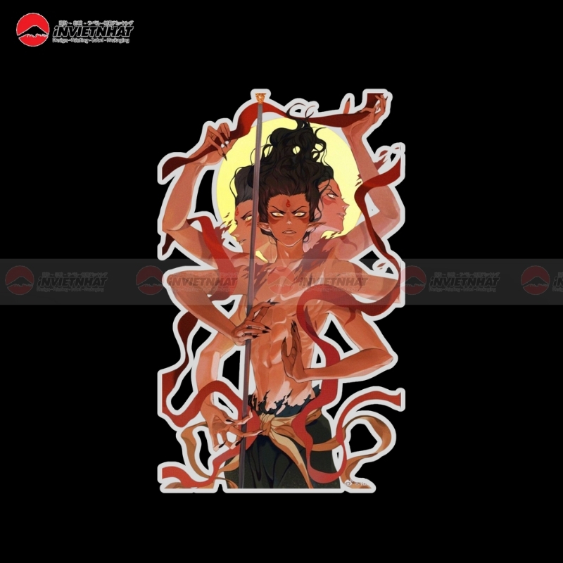 Sticker Na Tra dan kinh lai