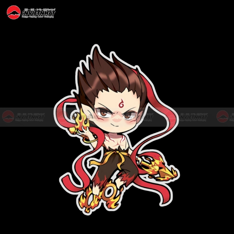 Sticker Na Tra hac hoa