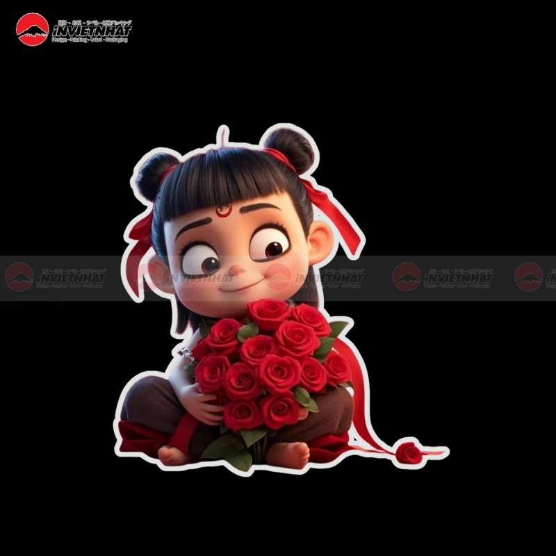 Sticker Na Tra om hoa