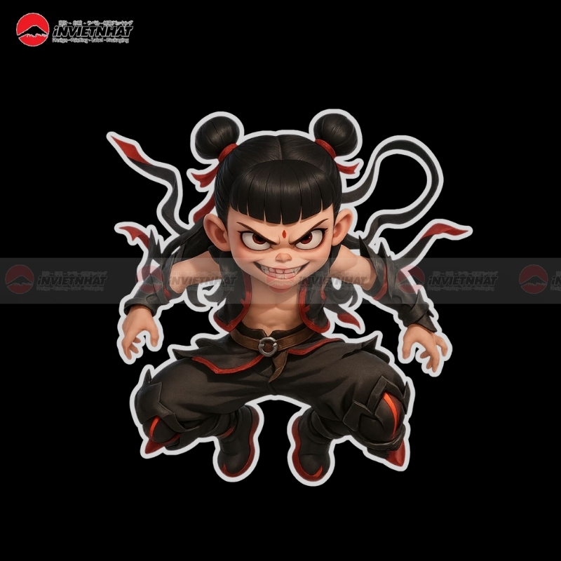 Sticker Na Tra thai tu