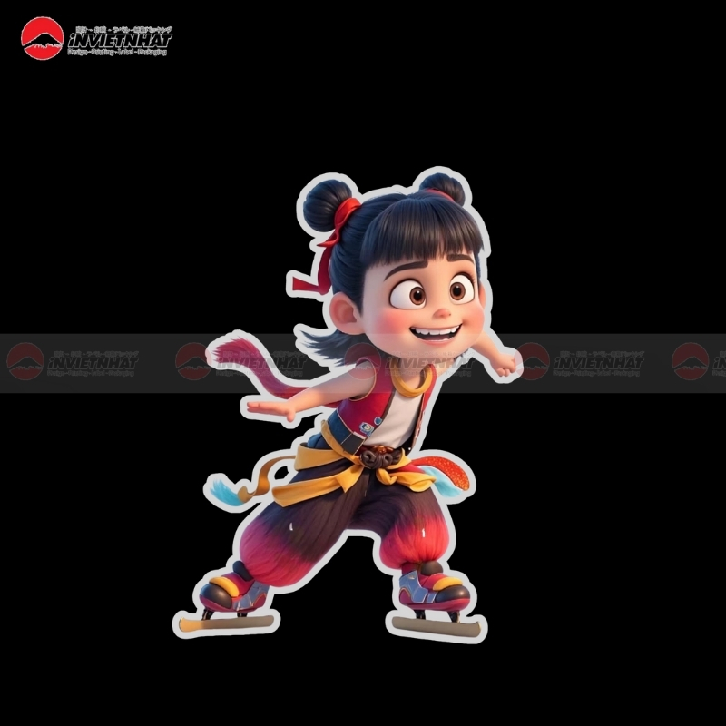 Sticker Na Tra truot patin