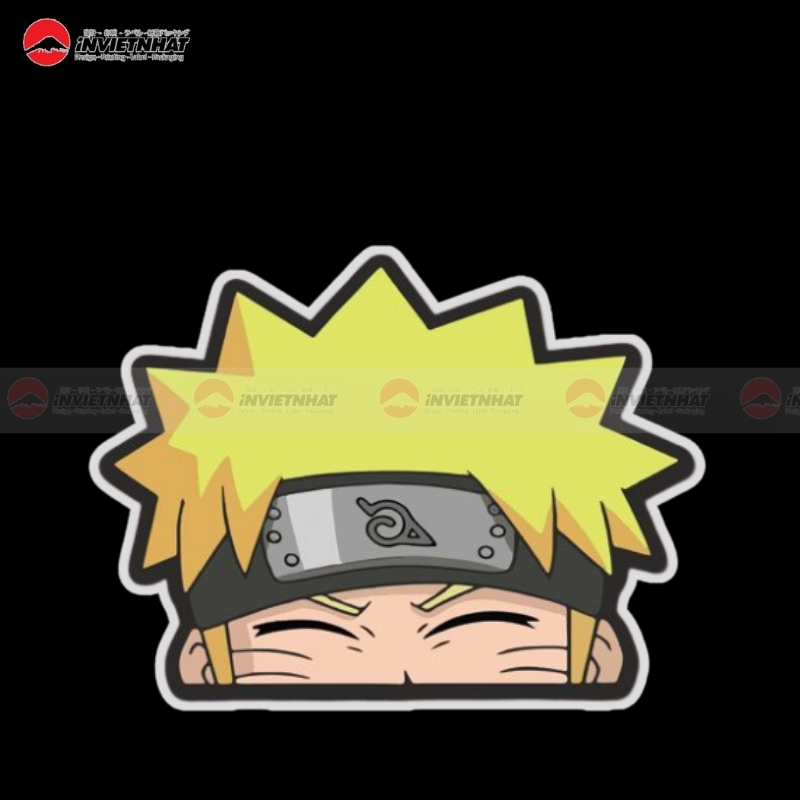 Sticker anime Vector