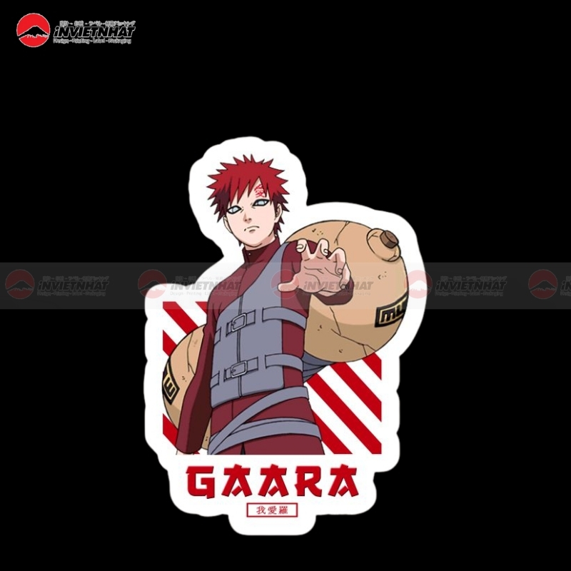 Sticker anime co chu