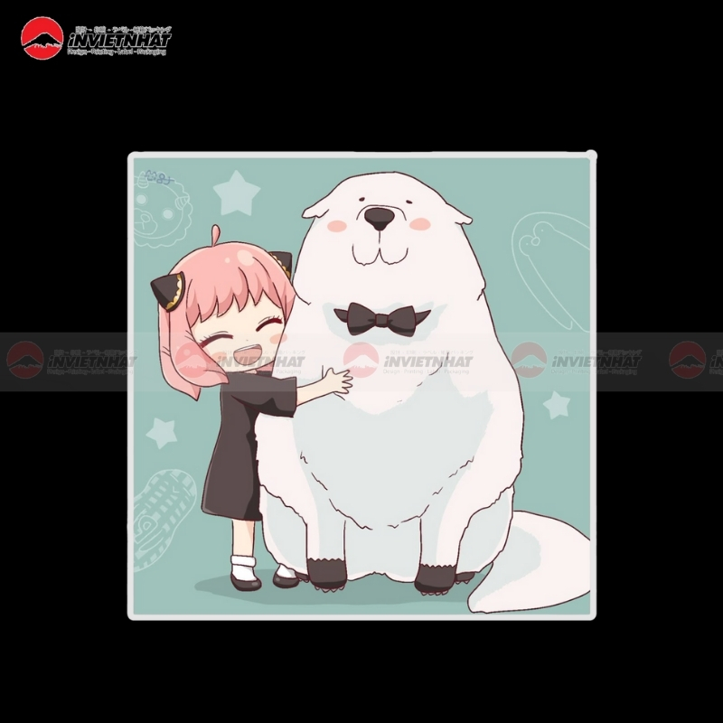 Sticker anime dan ban phim