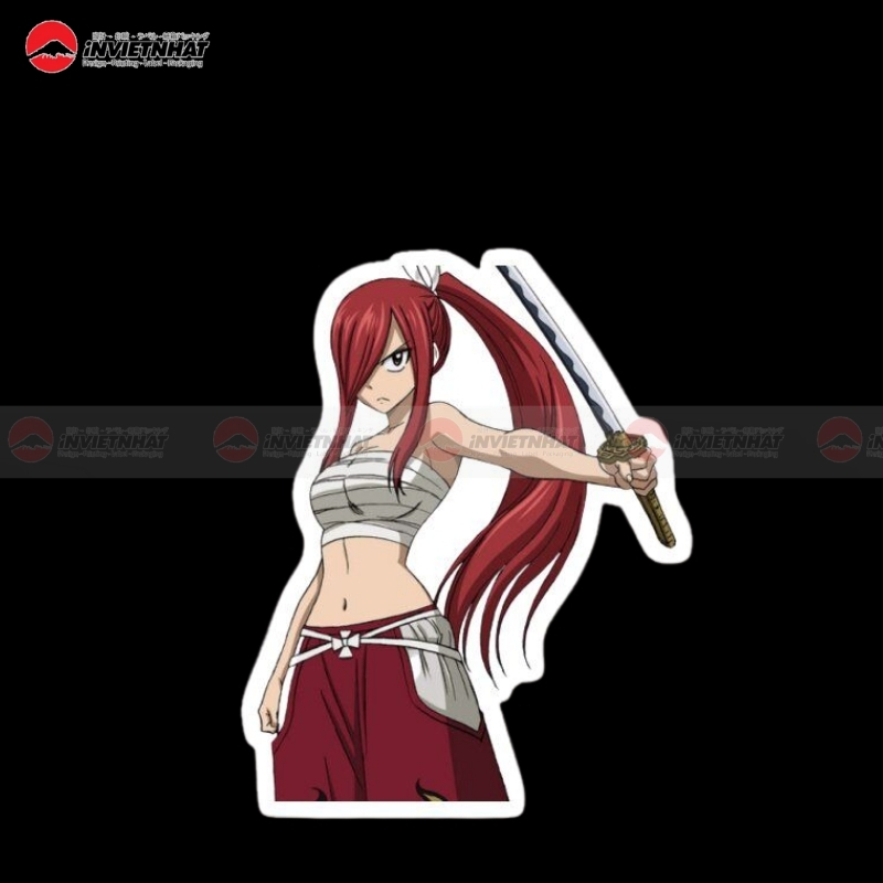 Sticker anime dan binh nuoc