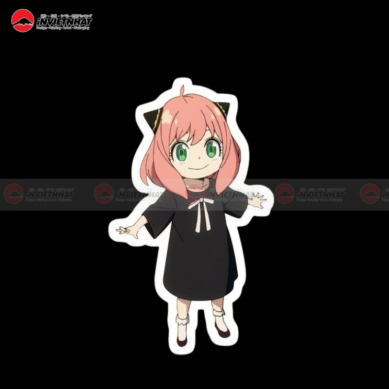 Sticker anime dan chuot may tinh