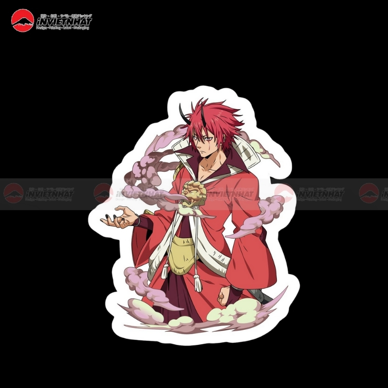 Sticker anime dan the hoc sinh
