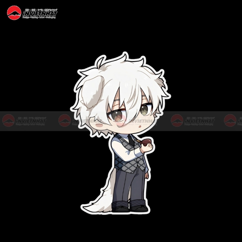 Sticker anime hoc duong