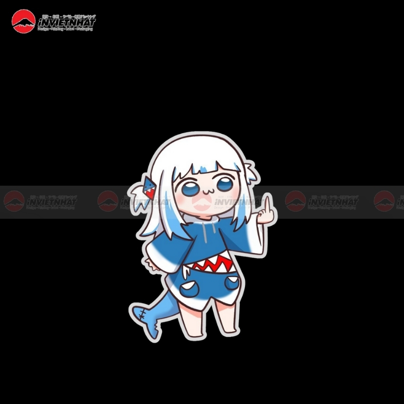 Sticker anime neon