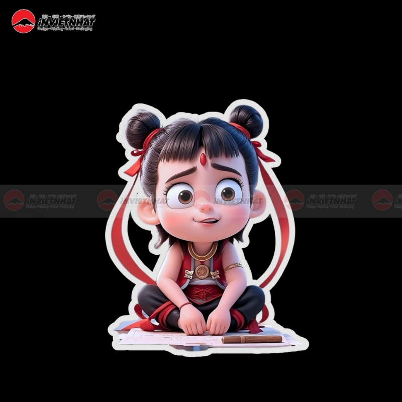 Sticker hoat hinh Na Tra Trung Quoc