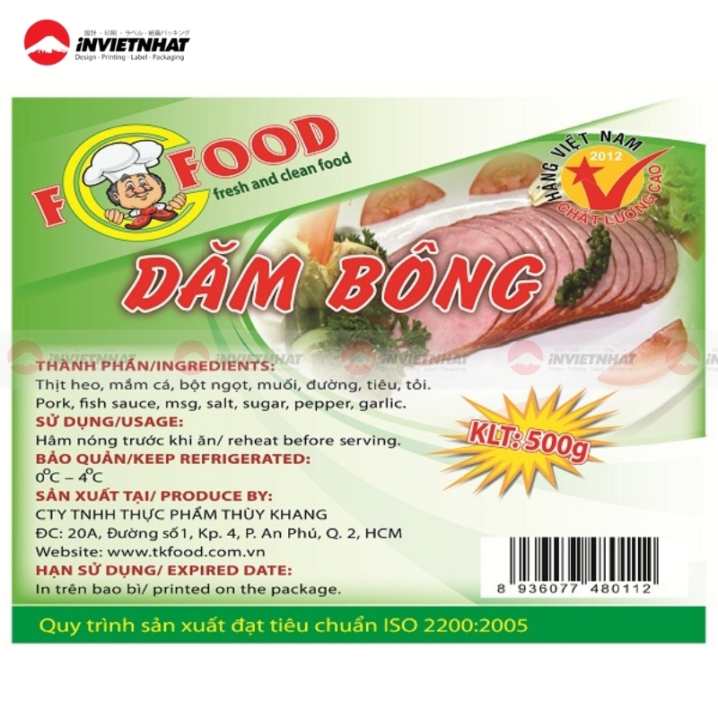 Tem dan thuc pham dong lanh dam bong